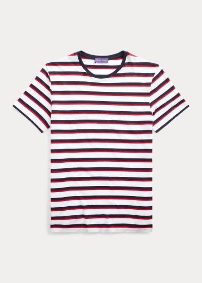 T Shirt Ralph Lauren Striped Lisle Homem 94612-OAES